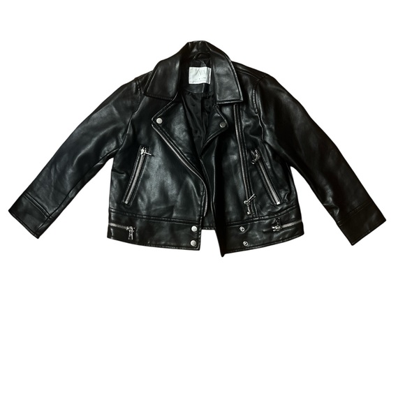 Zara Other - Zara Black Leather Outerwear
